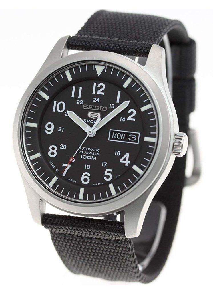 [セイコー]SEIKO 5 SPORTS 腕時計 自動巻き メカニカル ブラック文字盤 日本製 SNZG15J1（SNZG15JC）メンズ [逆輸入品]
